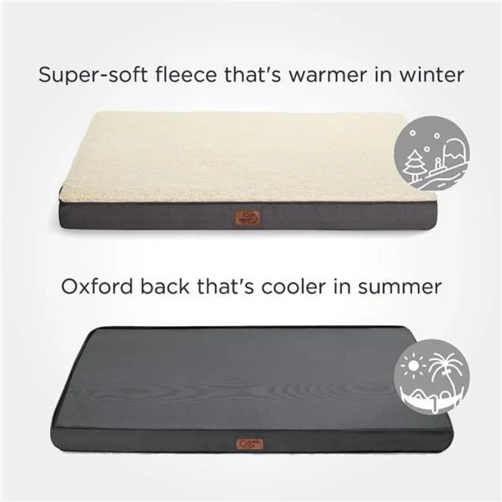 Dog Bed for Medium Dogs - Orthopedic Dog Beds with Removable Washable Cover